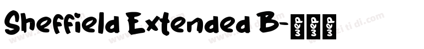Sheffield Extended B字体转换